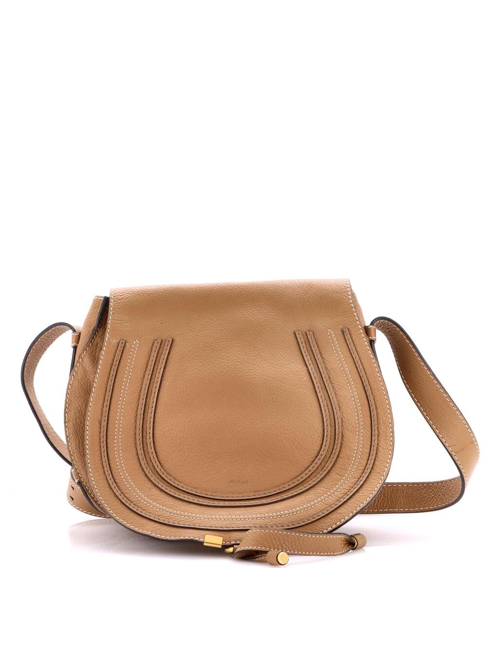 Chloe Marcie Saddle Bag Leather Medium #236358C84B